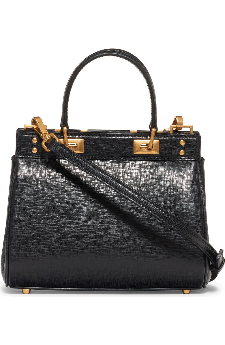 Valentino Garavani Mini Alcove VLOGO Leather Top Handle Bag, Alternate, color,