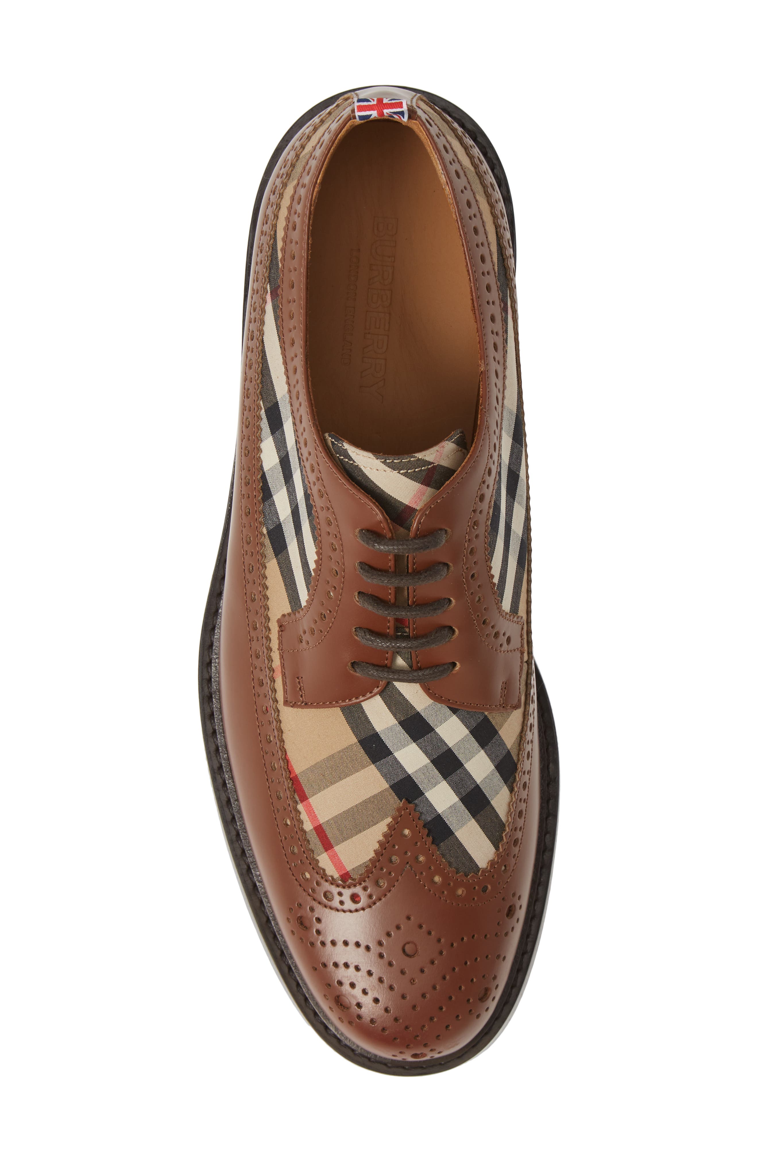 Burberry Arndale Wingtip, Alternate, color, 