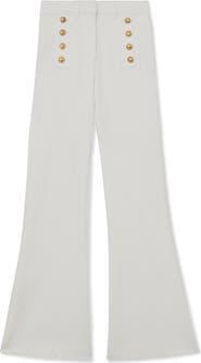Reiss Athena Sailor High Cut Leather Pants