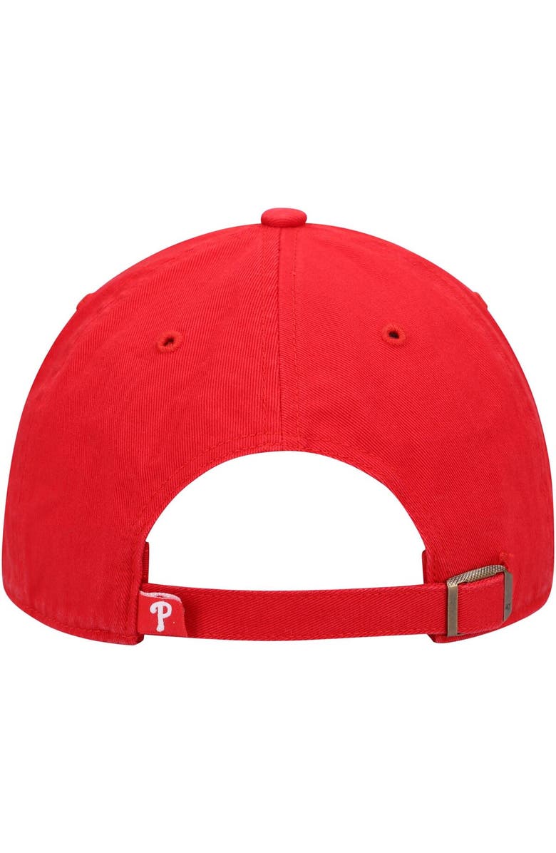 '47 Men's '47 Red Philadelphia Phillies Clean Up Adjustable Hat, Alternate, color, Red