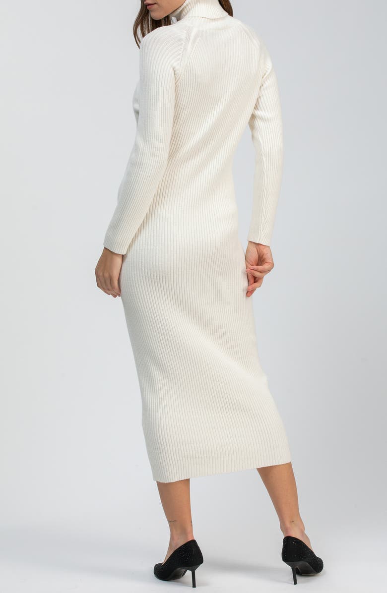 PIETRO BRUNELLI MATERNITY Giorgia Rib Long Sleeve Midi Sweater Dress, Alternate, color,