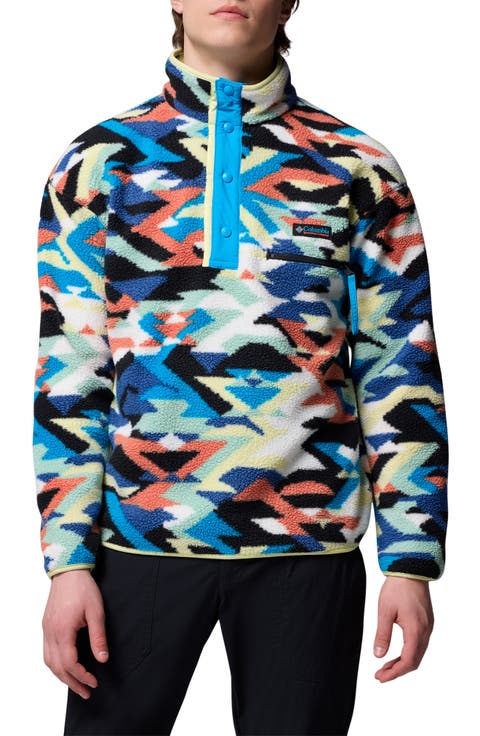 Helvetia II Print Fleece Pullover