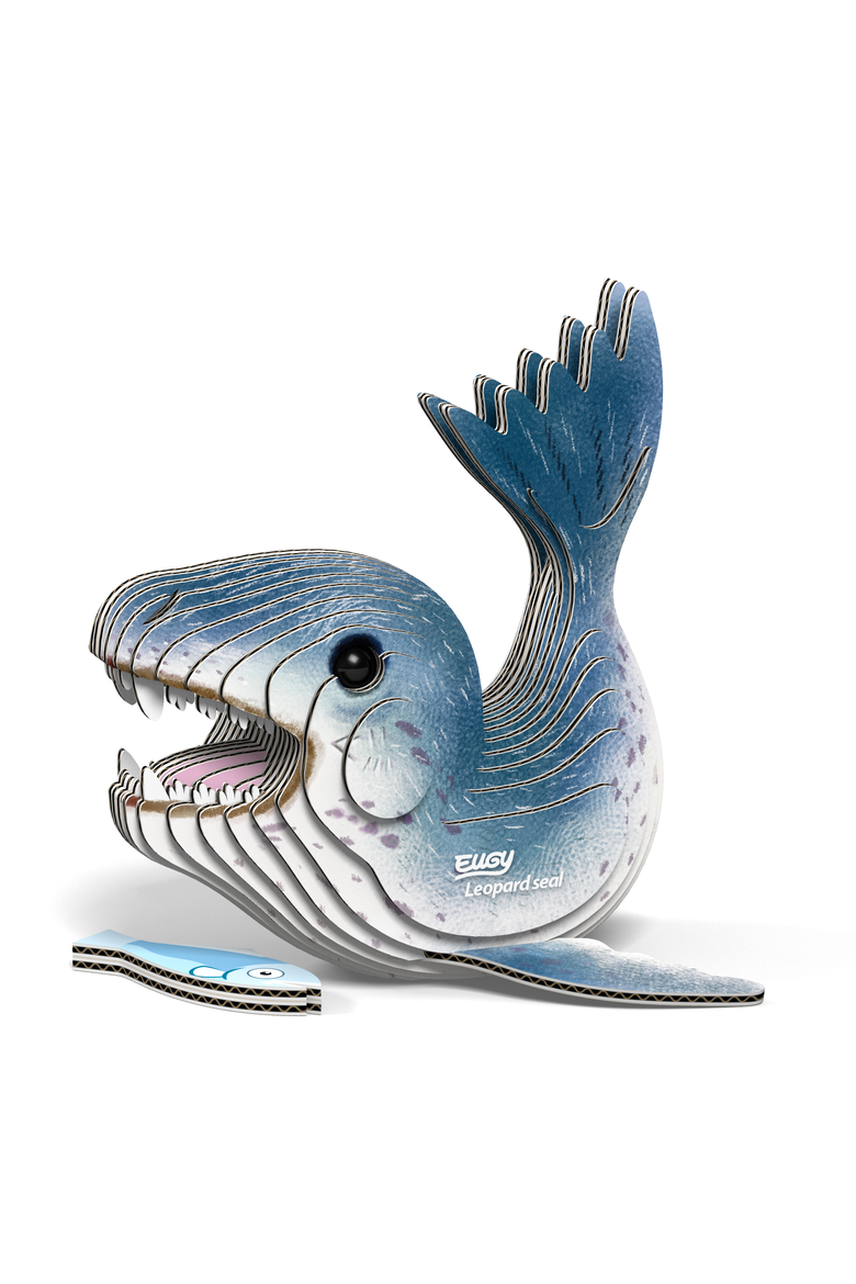 Leopard Seal 3D Puzzle, Alternate, color, No Color