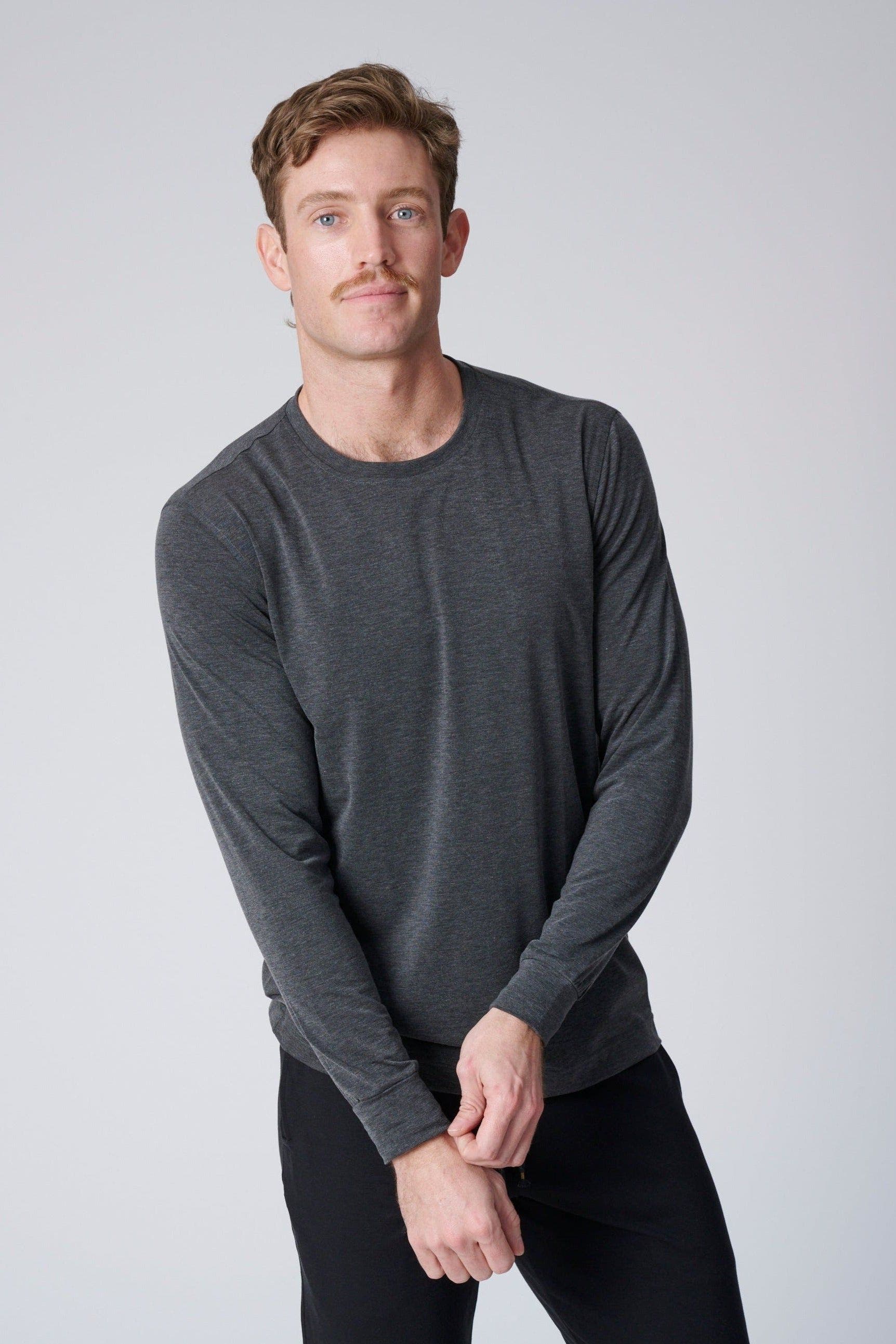 selected Heathered Black