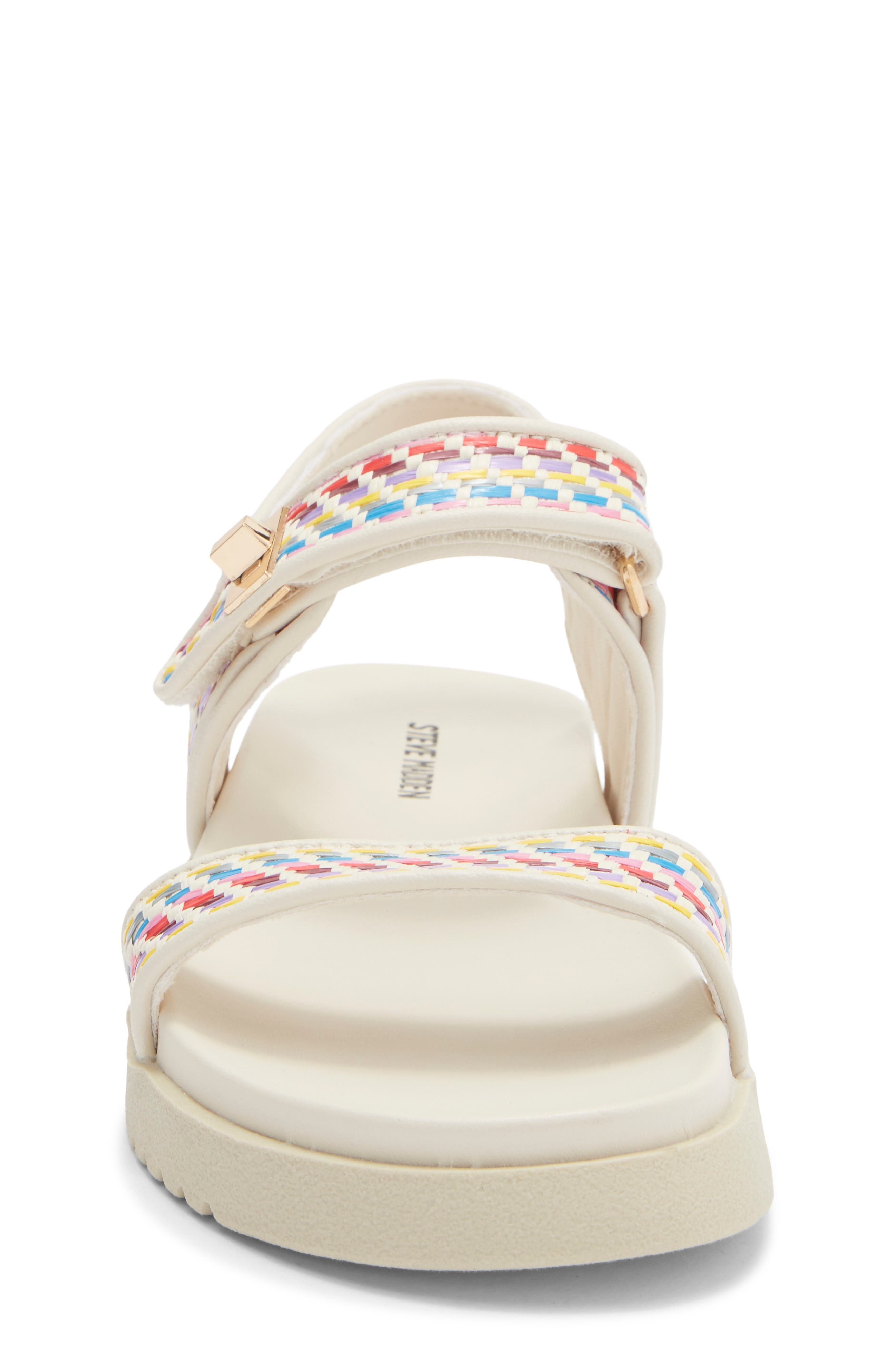 Kids' JBreen Platform Sandal, Alternate, color, STRIPE/ MULTI