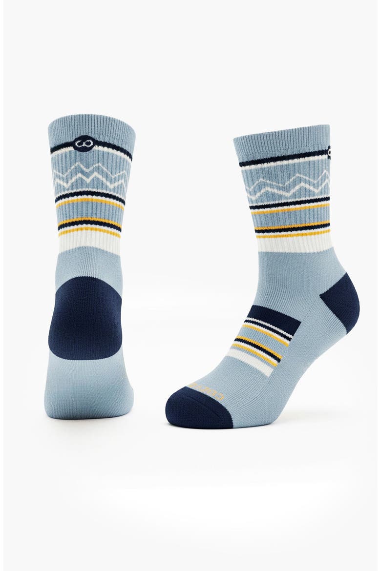 PerformaWool Midcrew All-season Hike Socks 3 Pack, Alternate, color, Gray / Brown / Blue