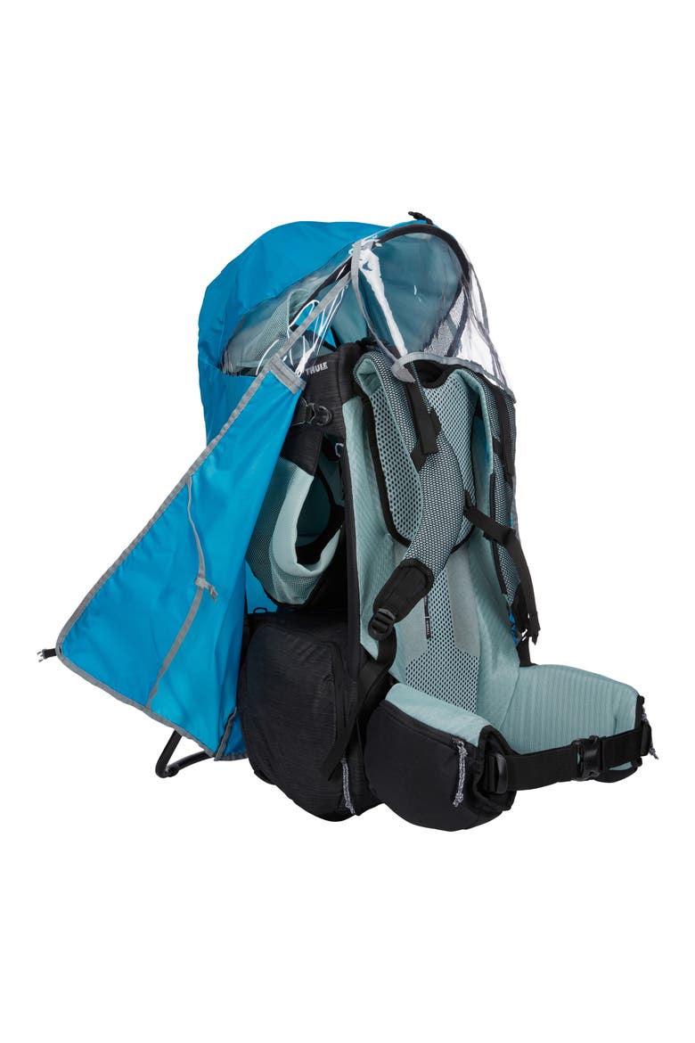 Sapling Child Carrier Rain Cover, Alternate, color, THULE BLUE