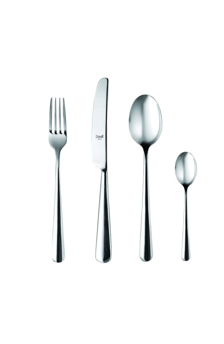 Mepra Stoccolma Flatware Set - 24 Pieces, Main, color, Silver