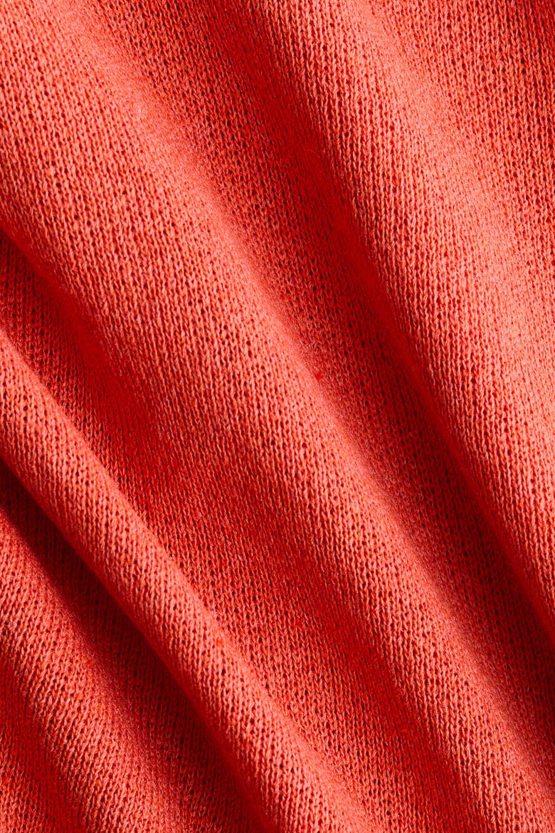 Knitted Halterneck Dress, Alternate, color, Dark orange