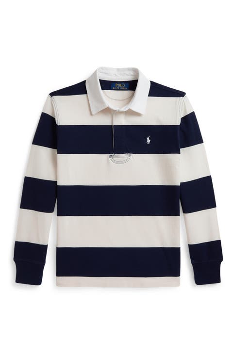 Kids' Stripe Rugby Shirt