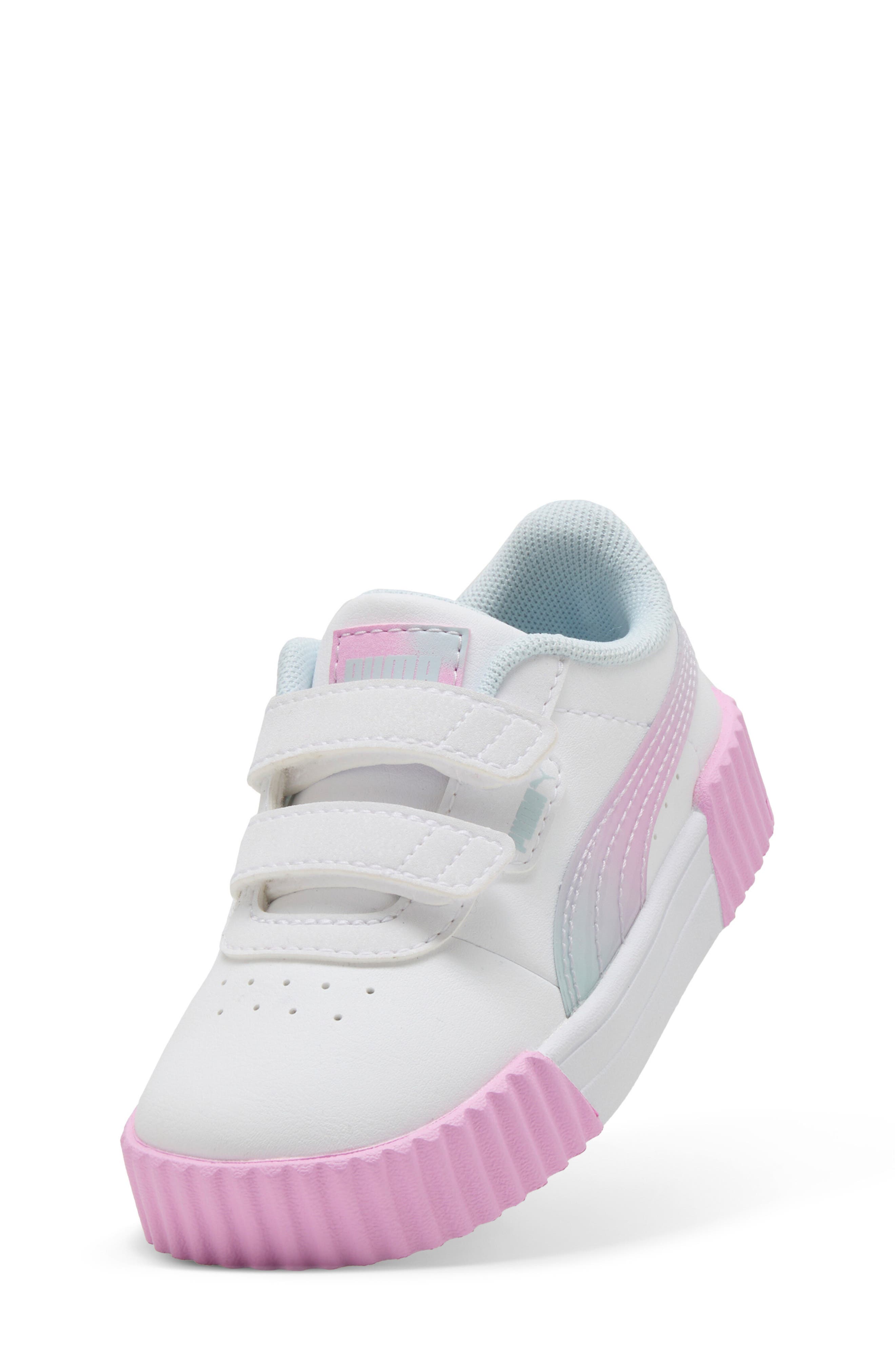 Kids' Carina 3.0 First Blossom Sneaker, Alternate, color, PUMA WHITE/ MAUVE GLOW