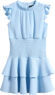 Ava & Yelly Kids' Smock Waist Dress