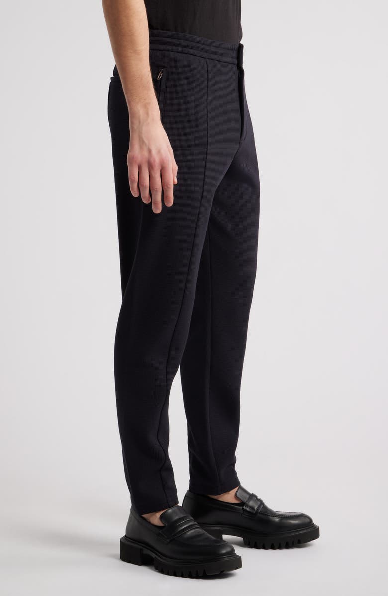 Emporio Armani Waffle Textured Cotton Blend Joggers, Alternate, color, 