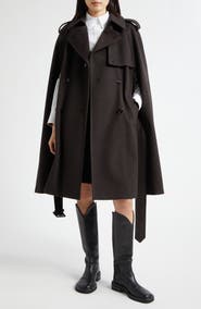 Burberry Belmont Cashmere Trench Cape
