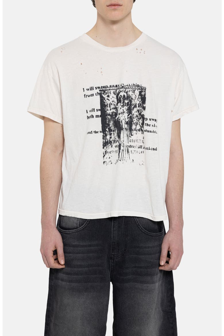 Biblical Cotton Graphic T-Shirt, Main, color, WHITE