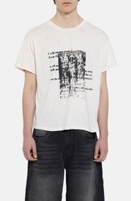 JADED LONDON Biblical Cotton Graphic T-Shirt
