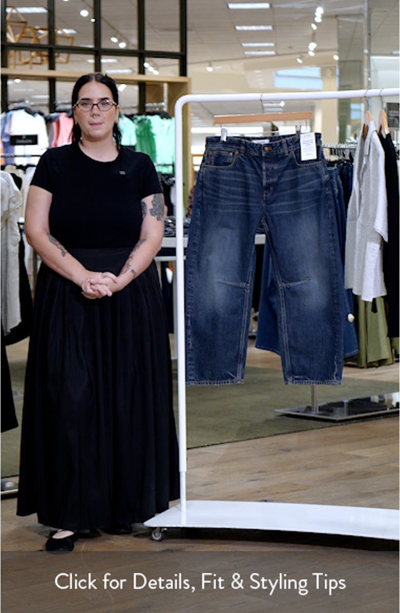 The Darted Barrel Leg Jean