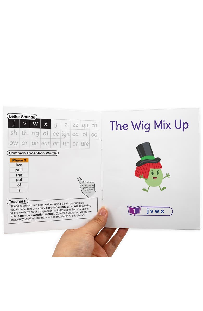 Junior Learning Decodable Readers The Pods, Phase 3 Phonics, Alternate, color, Multicolored