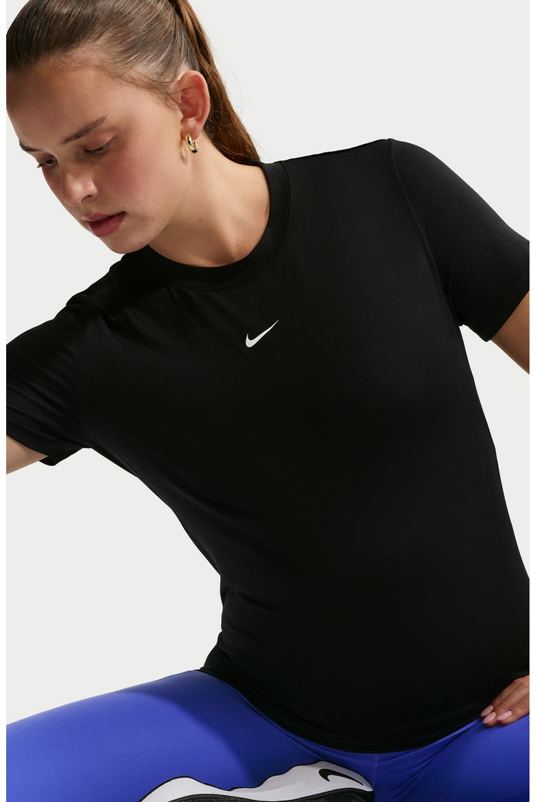 Drill Performance Maternity Top, Alternate, color, BLACK/ WHITE
