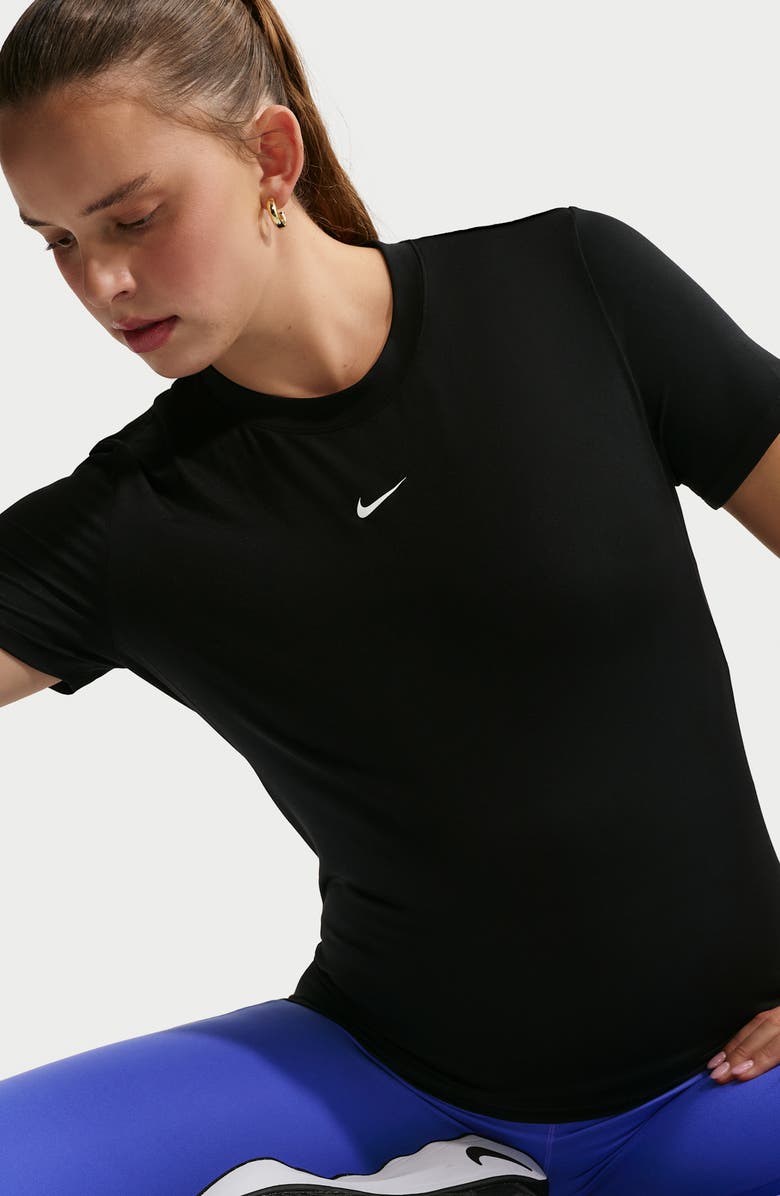 Nike Drill Performance Maternity Top, Alternate, color, Black/ White