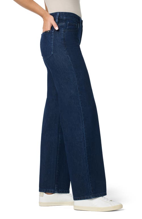 Joe's Low Rise Wide Leg Jeans In Blue