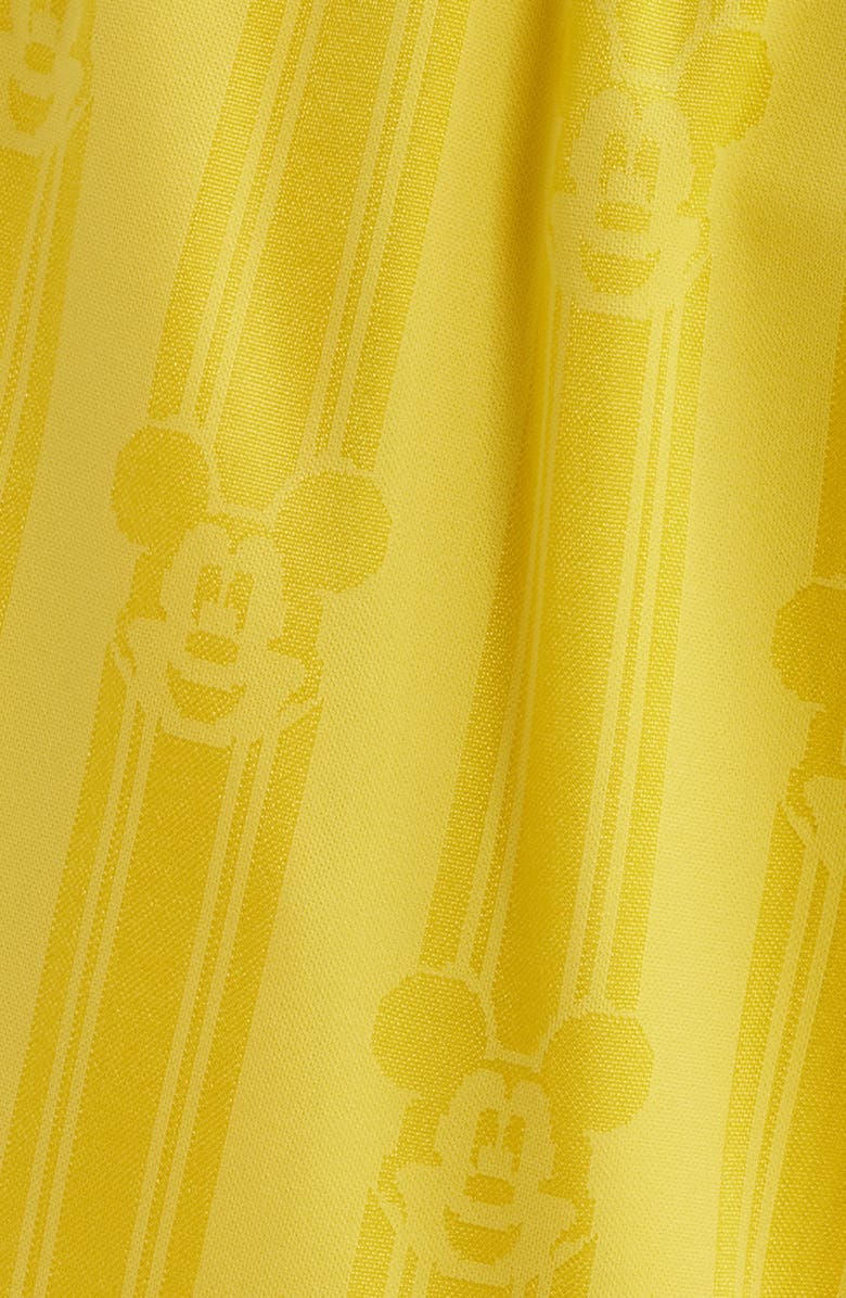adidas Originals x Brain Dead Disney Football Shorts, Alternate, color, Bold Gold