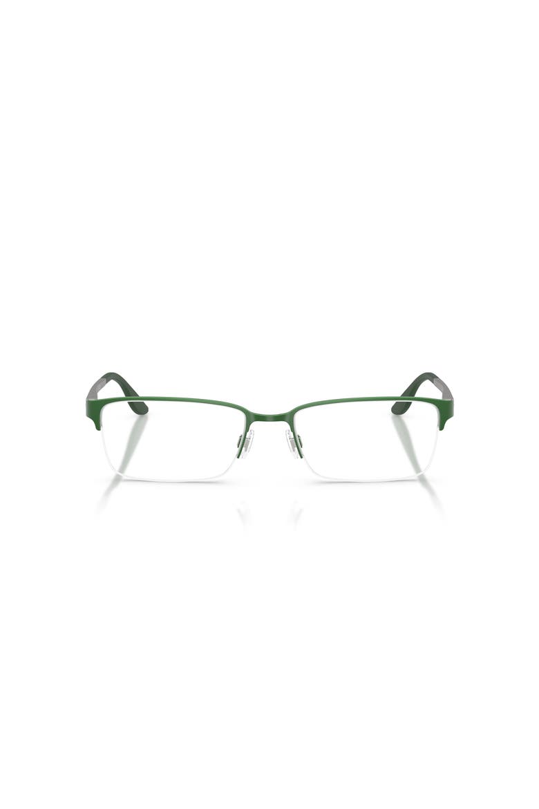 54mm Rectangle optical glasses, Alternate, color, Green