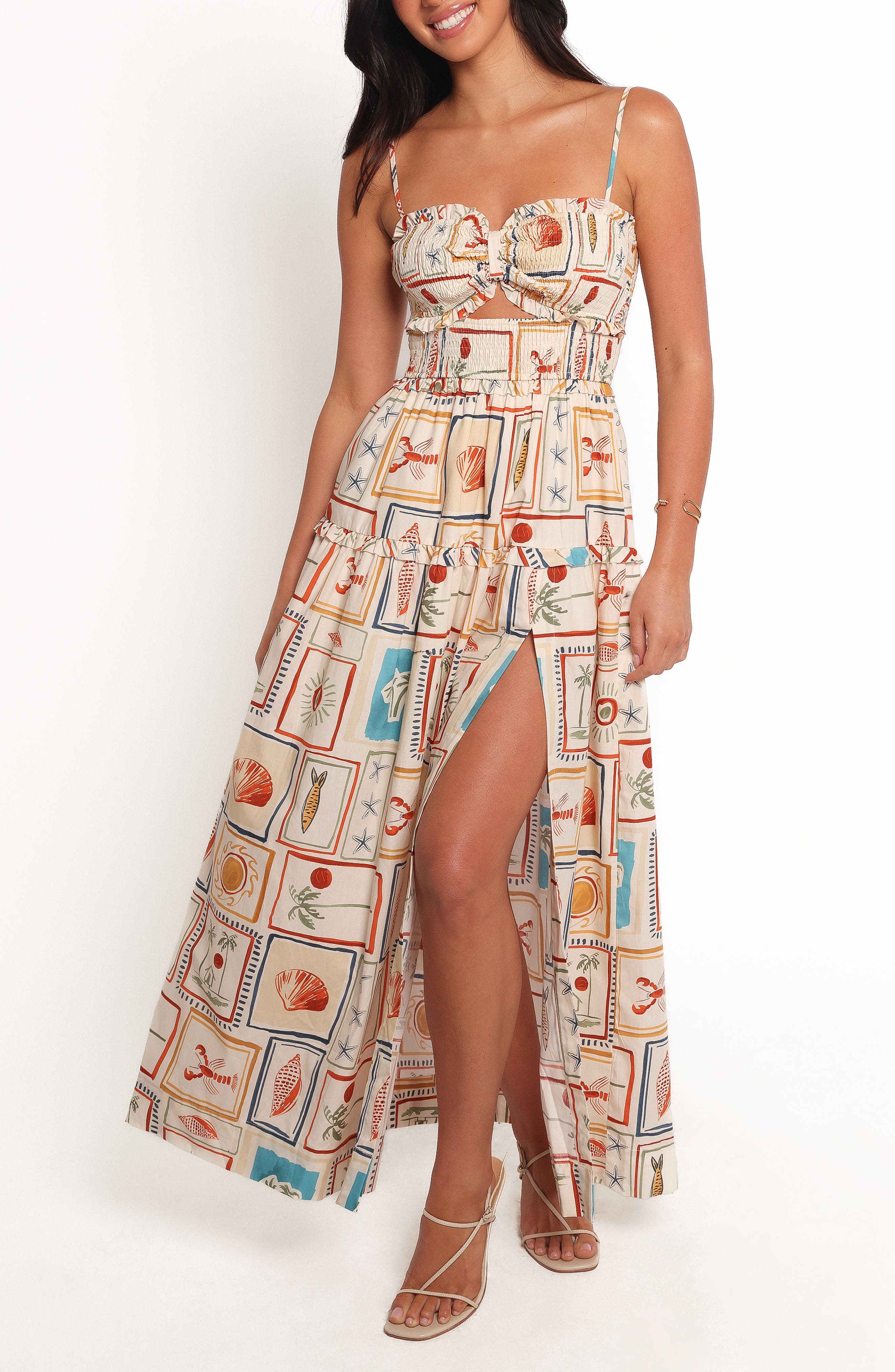 Petal & Pup Hana Cotton Maxi Sundress