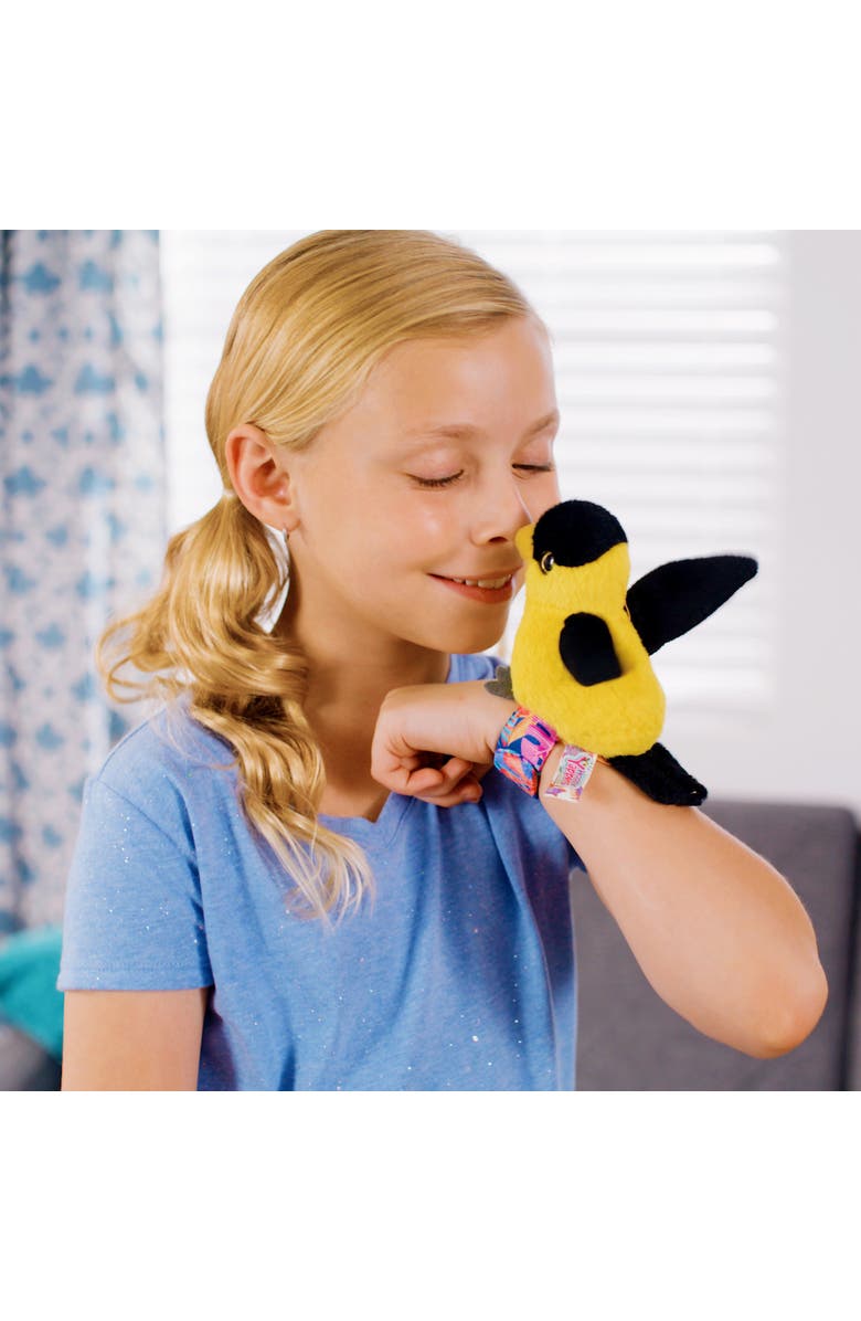 Happy Yappers Birds 2 Pack, Oriole and Red Parrot Interactive Plush Toy, Alternate, color, Multicolored