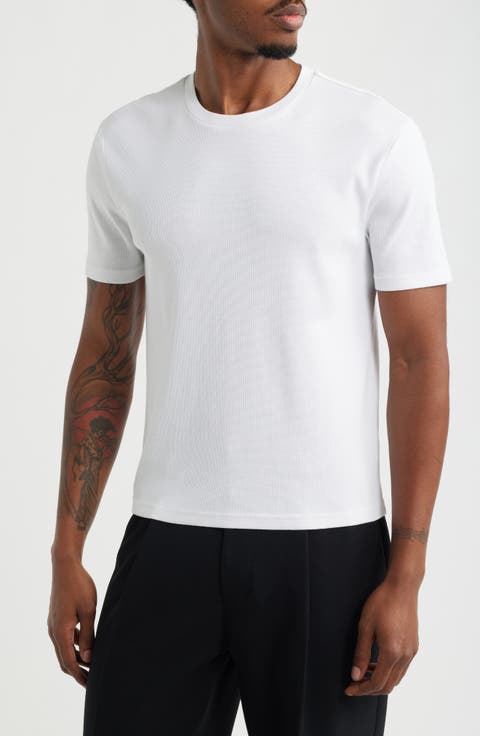 Shrunken Stretch Cotton T-Shirt