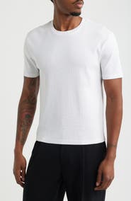 Open Edit Shrunken Stretch Cotton T-Shirt