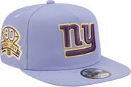 New Era Men's New Era Lavender New York Giants Bloom A-Frame 9FIFTY Snapback Hat