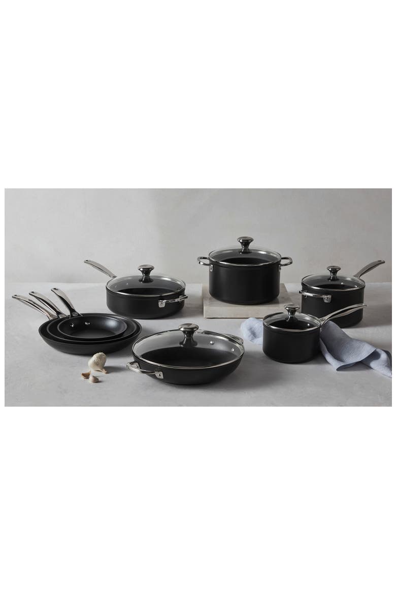 13-Piece Toughened Nonstick PRO Set, Alternate, color, SILVER/BLACK