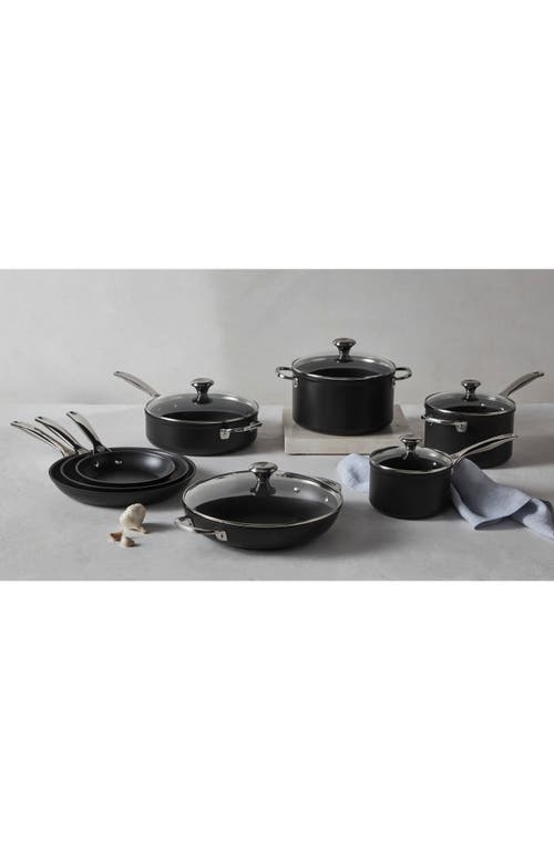Le Creuset Toughened Nonstick Pro 13-piece Set In Silver/black