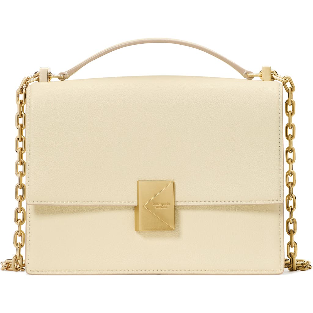 Kate Spade New York Deco Pebbled Leather Small Chain Shoulder Bag
