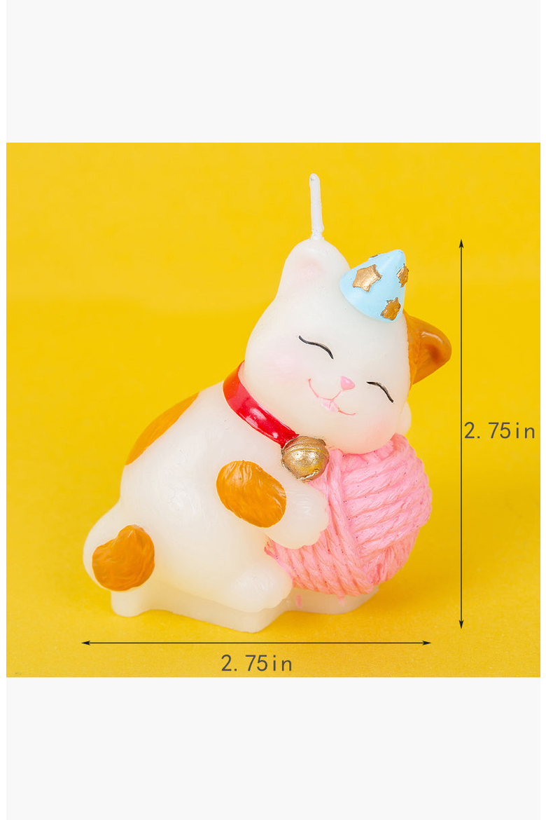 Lucky Cat Candle, Alternate, color, None