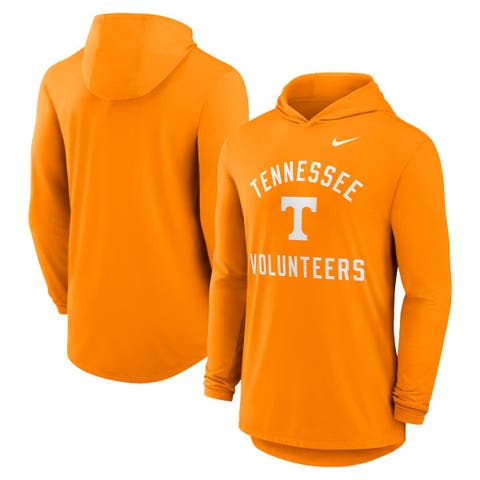 Men's Nike Tennessee Orange Tennessee Volunteers Classic Arch Tri-Blend Performance Long Sleeve Hoodie T-Shirt