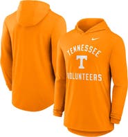 Nike Men's Nike Tennessee Orange Tennessee Volunteers Classic Arch Tri-Blend Performance Long Sleeve Hoodie T-Shirt