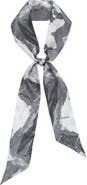 Lost Pattern "Himalaya" Silk Neck Bow Scarf