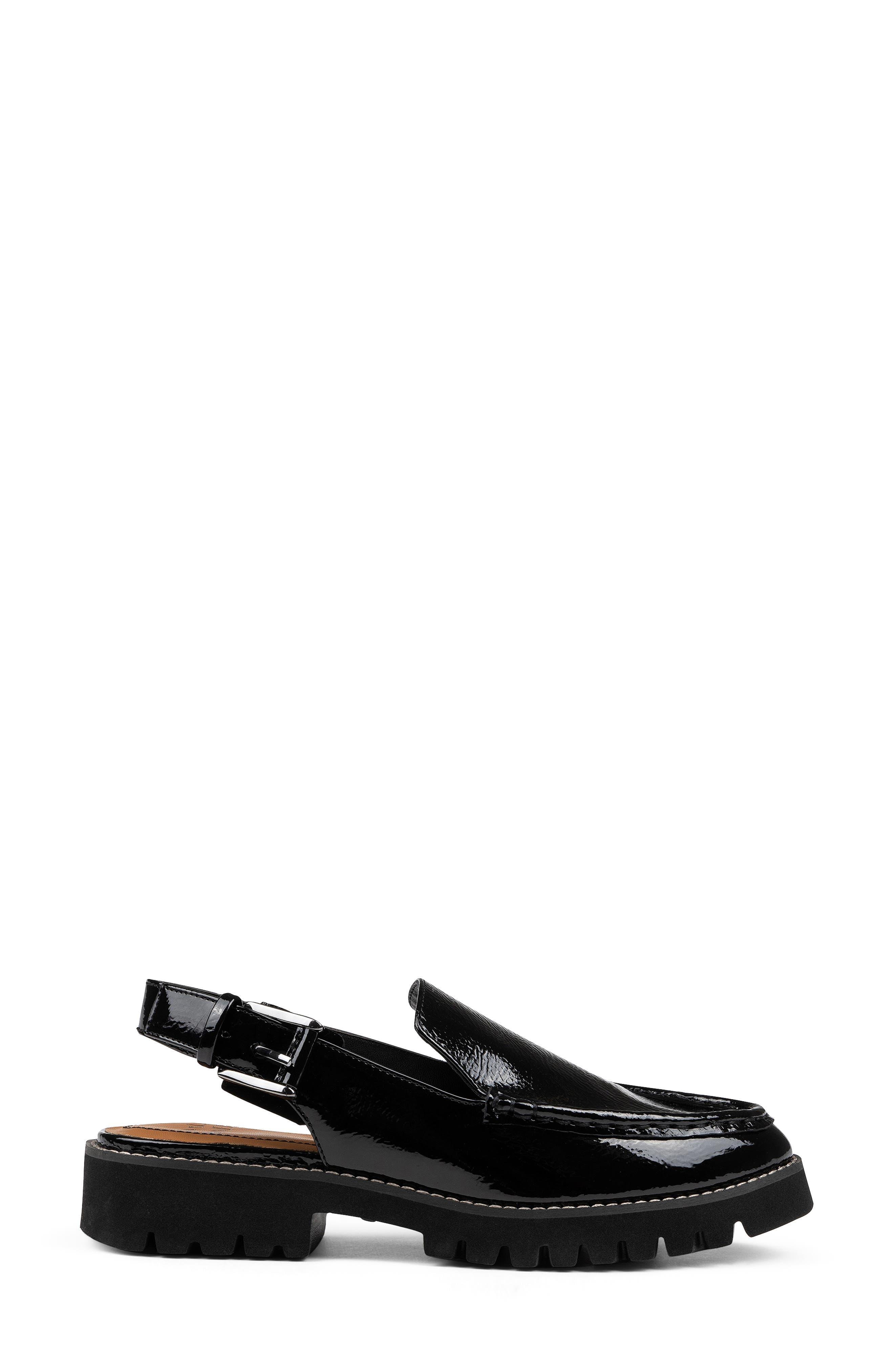 Donald Pliner Slingback Platform Loafer, Alternate, color, Black