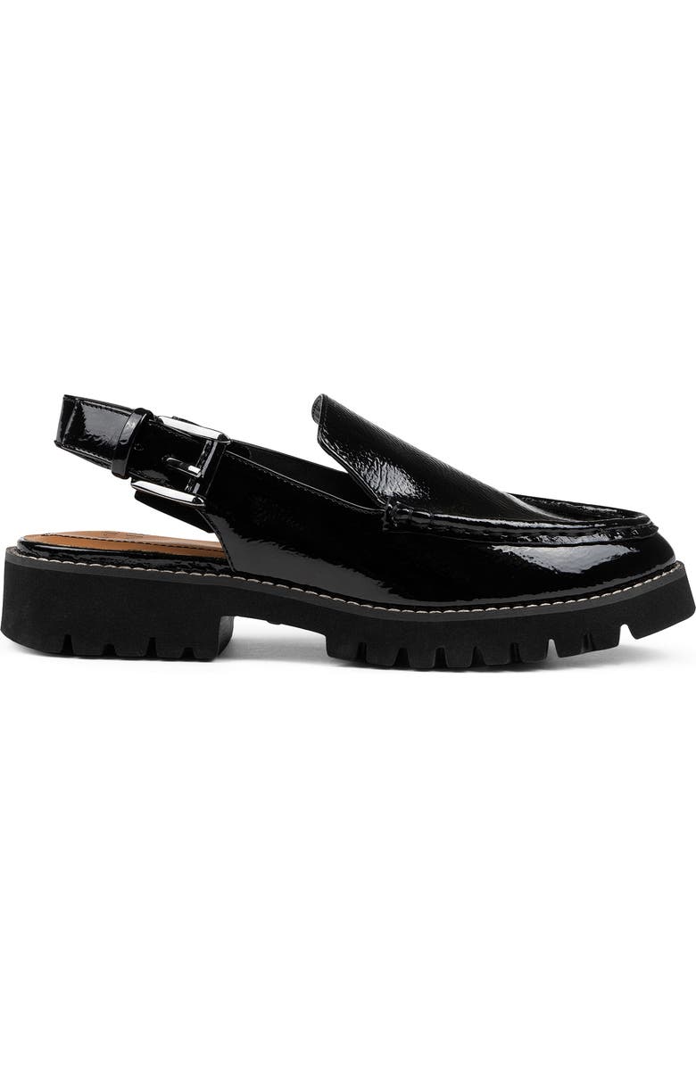Donald Pliner Slingback Platform Loafer, Alternate, color, Black