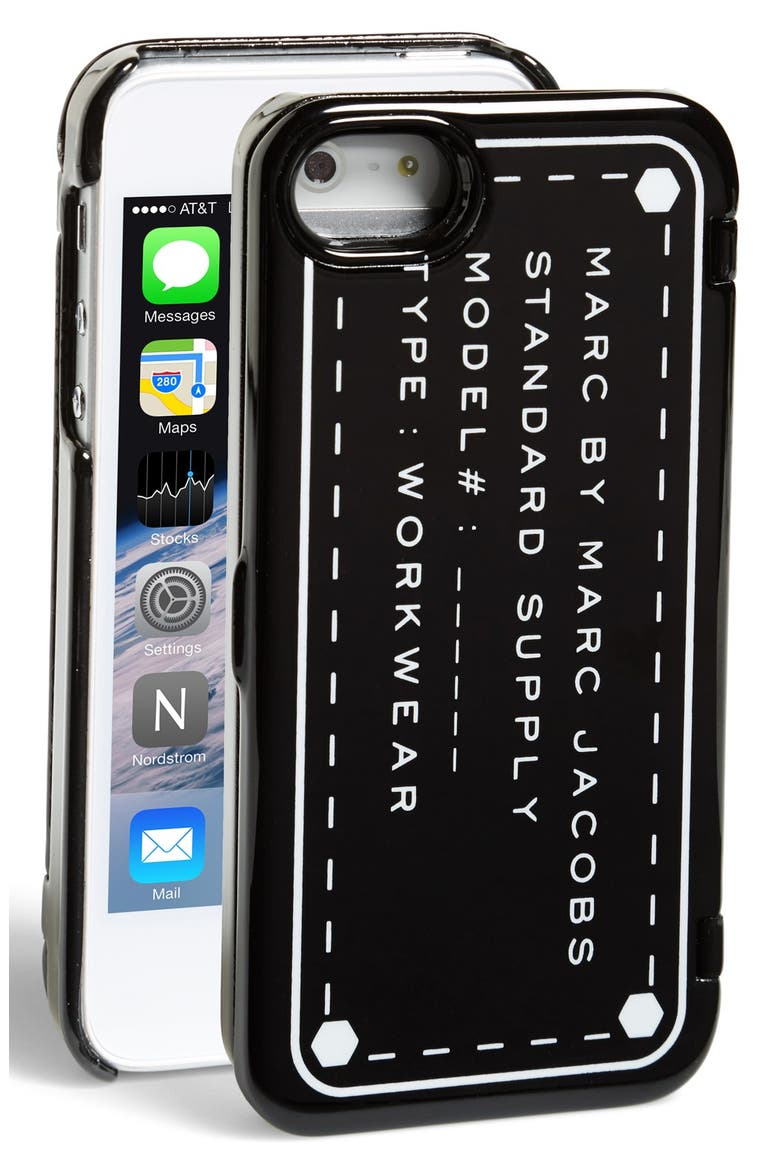 MARC BY MARC JACOBS iPhone 5s Case, Main, color, BLACK MULTI