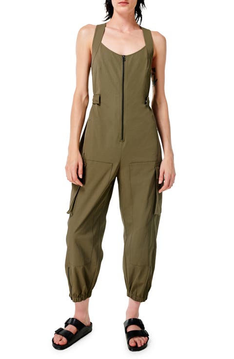 Utility Open Back Jumpsuit