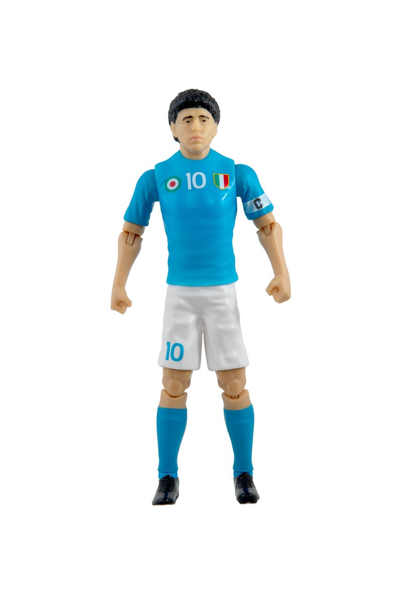 Sockers Legends Diego Maradona Napoli 8" Soccer Action Figure, Main, color, Blue