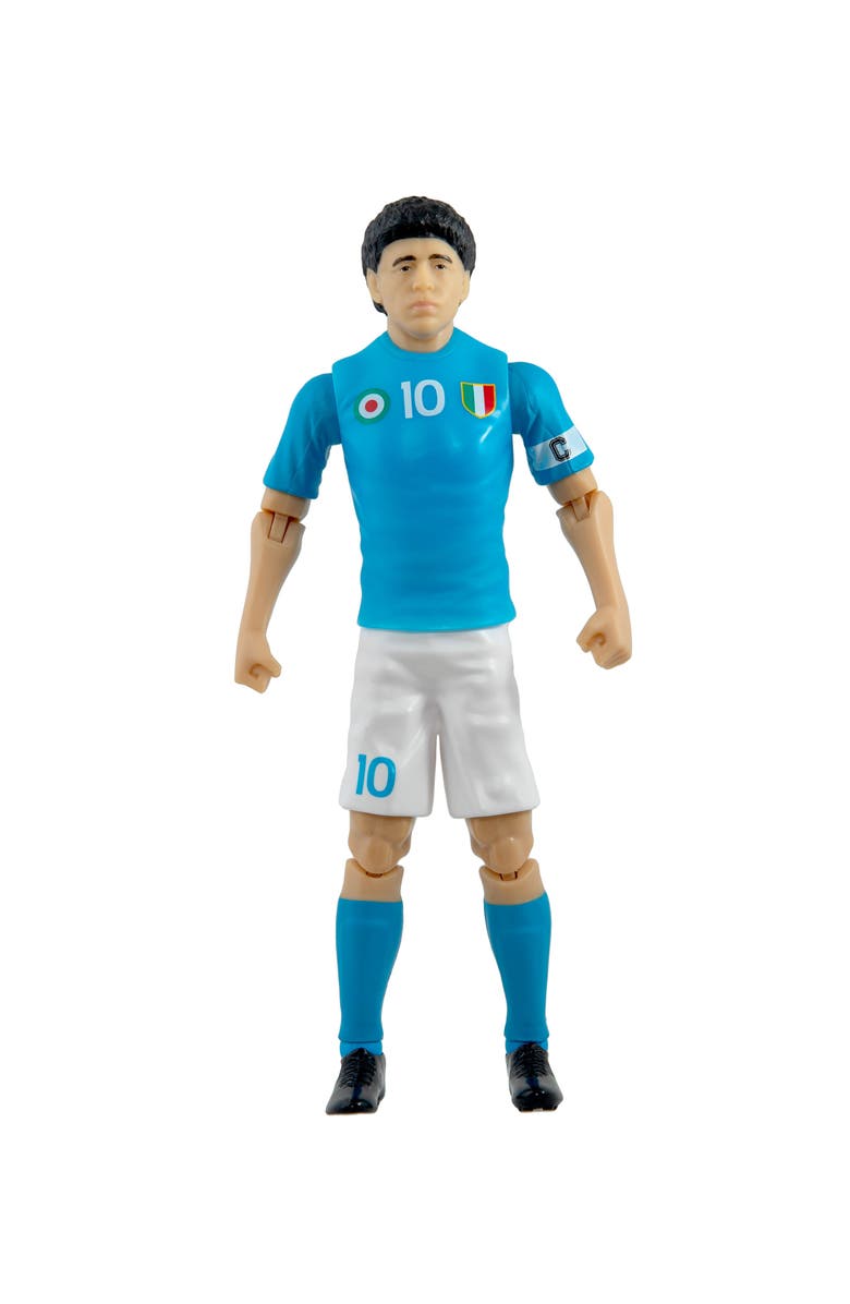 Banbo Toys Sockers Napoli Diego Maradona 8" Soccer Action Figure, Main, color, Blue