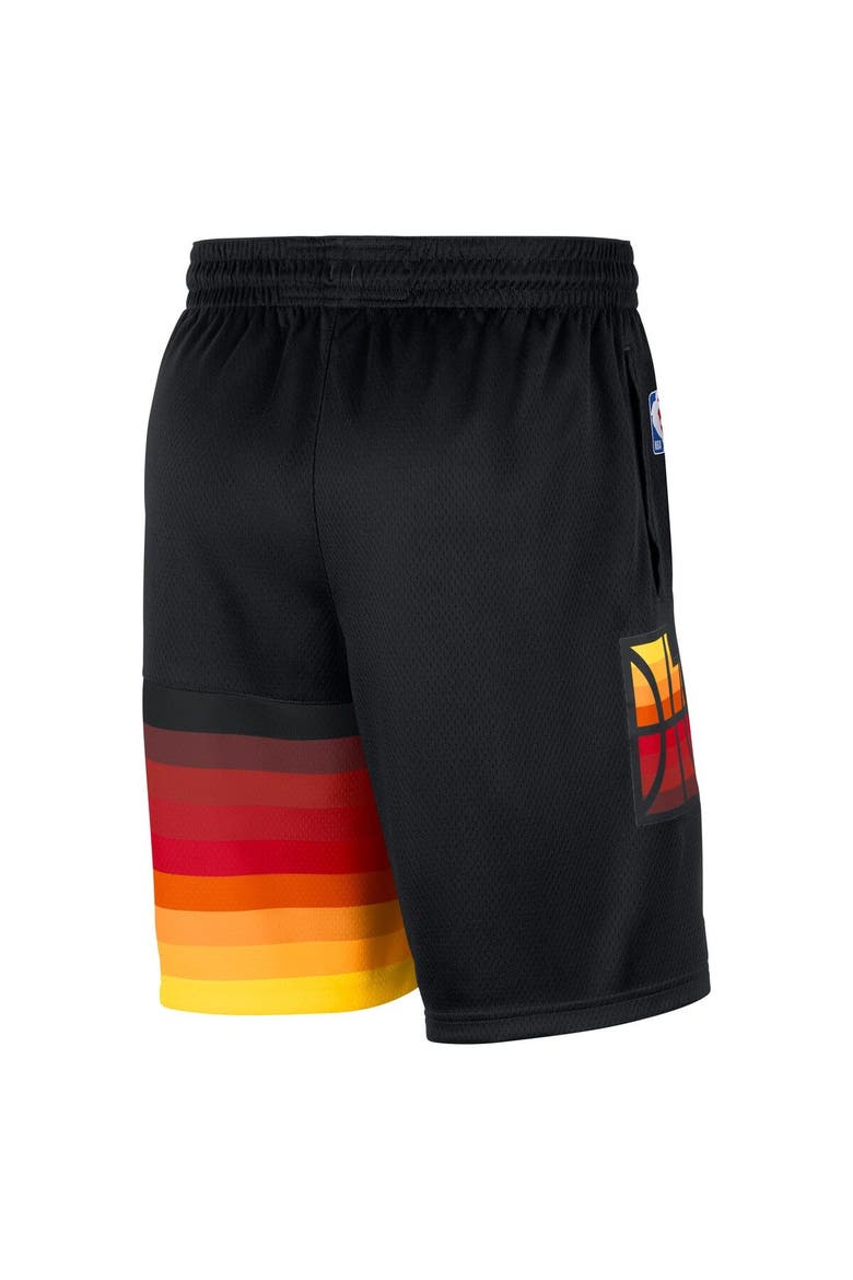 Men's Nike Black Utah Jazz 2020/21 City Edition Swingman Shorts, Alternate, color, Black