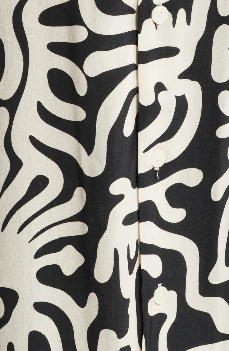 OAS Loefy Rocco Camp Shirt, Alternate, color, Black