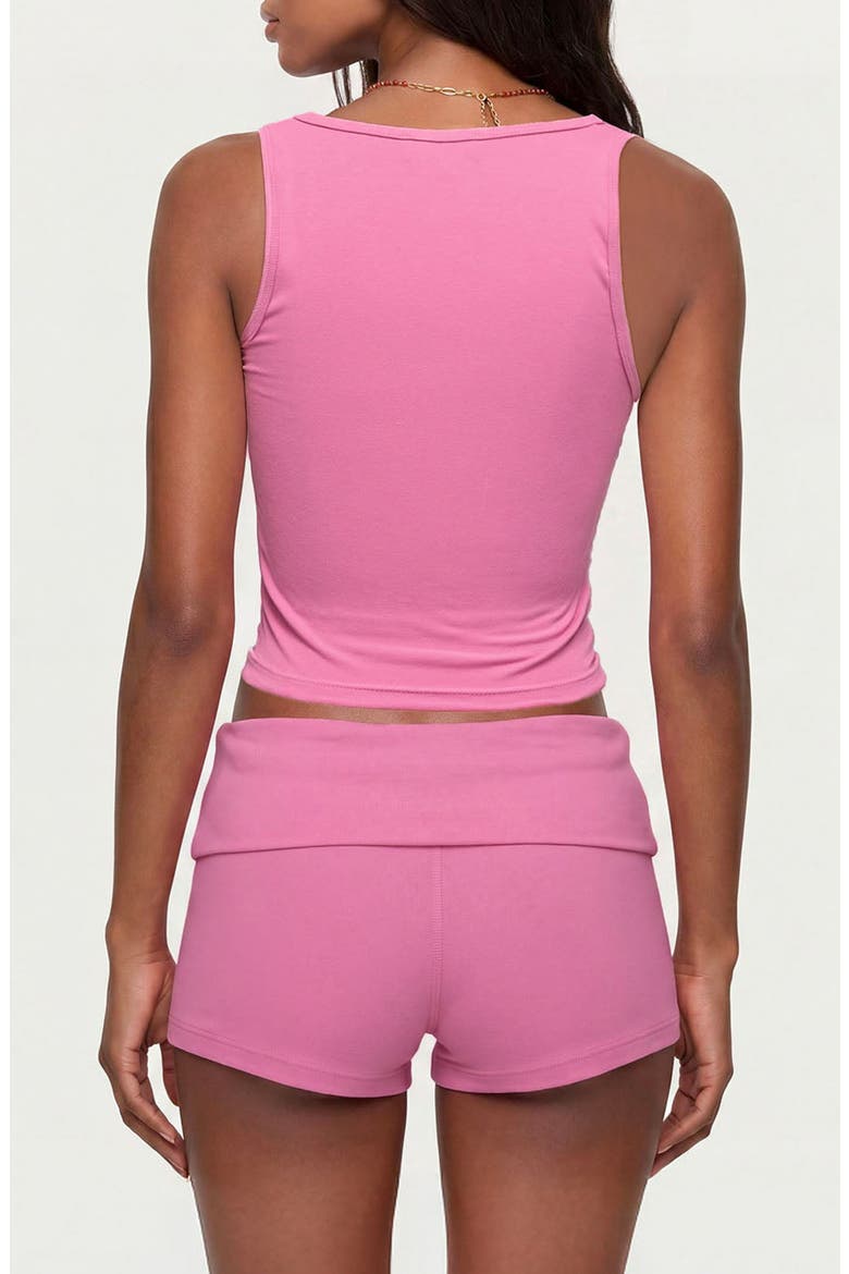 Linda Rib Scoop Neck Tank, Alternate, color, FUCHSIA