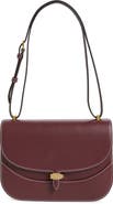 Veronica Beard Dash Leather Saddle Bag