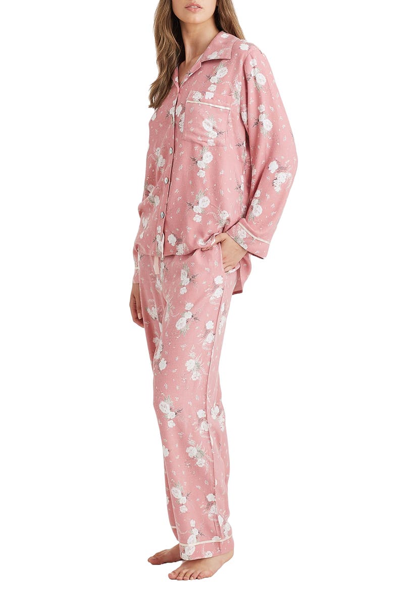 Papinelle Yolly Cosy Print Pajamas, Alternate, color, 